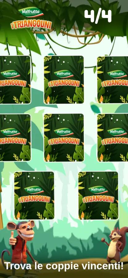 iTriangolini Memory - Valfrutta playable ad